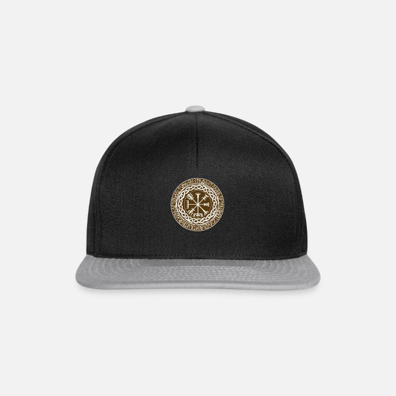 vikinger compass - Snapback Cap - Schwarz/Grau