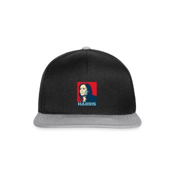 Kamala Harris 2020 - Snapback Cap - black/grey - Front