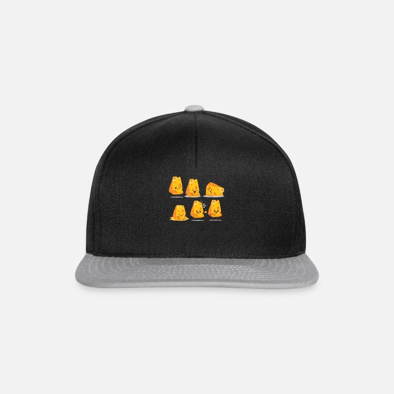 Käse - Snapback Cap - Schwarz/Grau