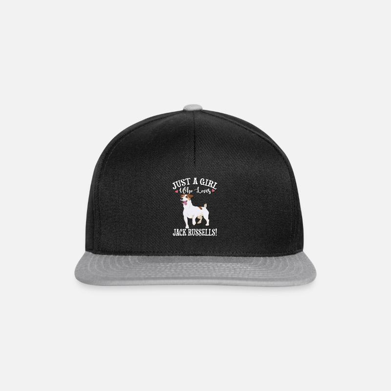 Jack Russell - Snapback Cap - Schwarz/Grau