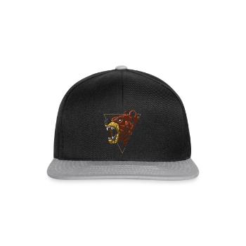 ours robot - Casquette snapback - noir/gris - Devant