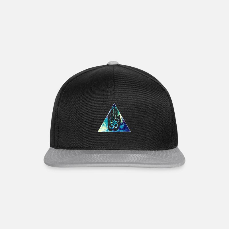 Festival Rave Om Psytrance Goa - Snapback Cap - Schwarz/Grau