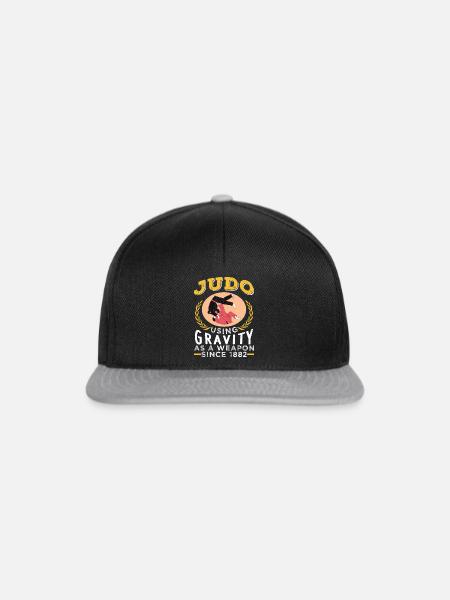Judo Schwerkraft - Snapback Cap - Schwarz/Grau