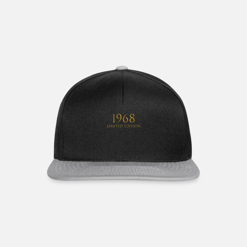 Born in 1968 limited edition - Snapback Cap - black/grey