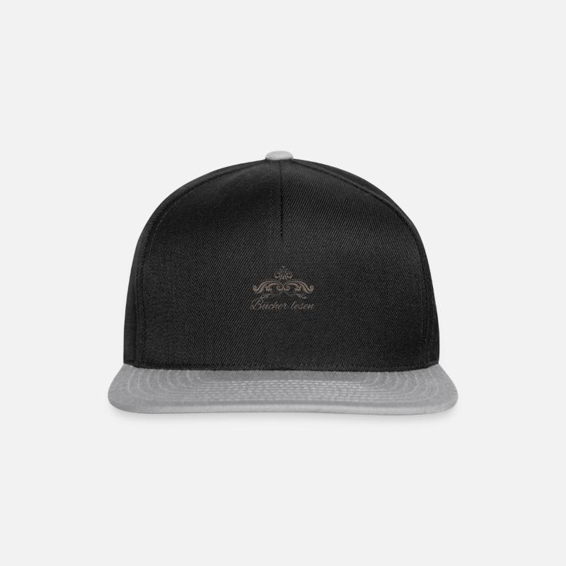 Read books - Snapback Cap - black/grey
