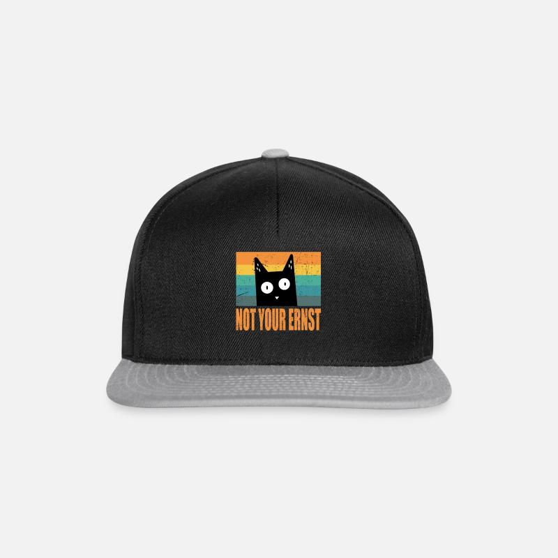 Not your Ernst lustige Sprüche lustiger spruch - Snapback Cap - Schwarz/Grau