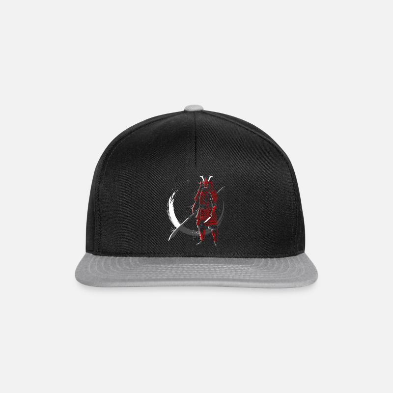 cercle de samouraï Zen - Casquette snapback - noir/gris