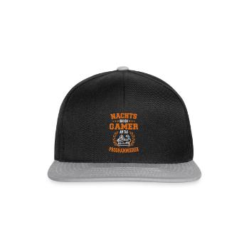 CNC Fräser Zerspanungsmechaniker Programierer - Snapback Cap - Schwarz/Grau - Vorne