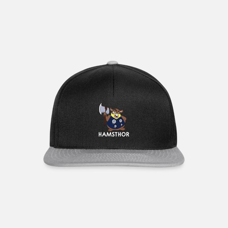 HAMSTHOR - Snapback Cap - Schwarz/Grau