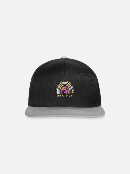 Au-Pair-Mädchen - Snapback Cap - Schwarz/Grau