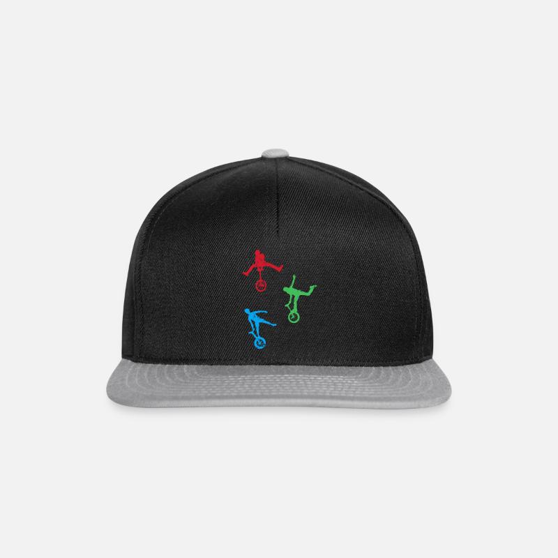 Monocycle - Casquette snapback - noir/gris