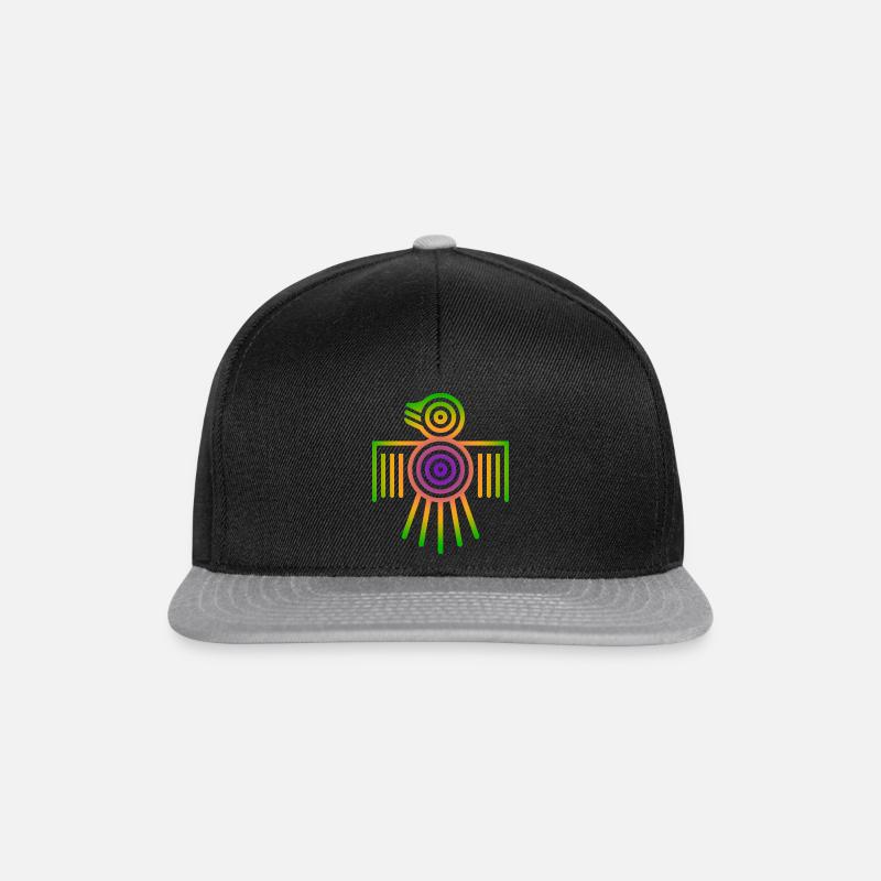 ThunderBird degradiert - Snapback Cap - Schwarz/Grau