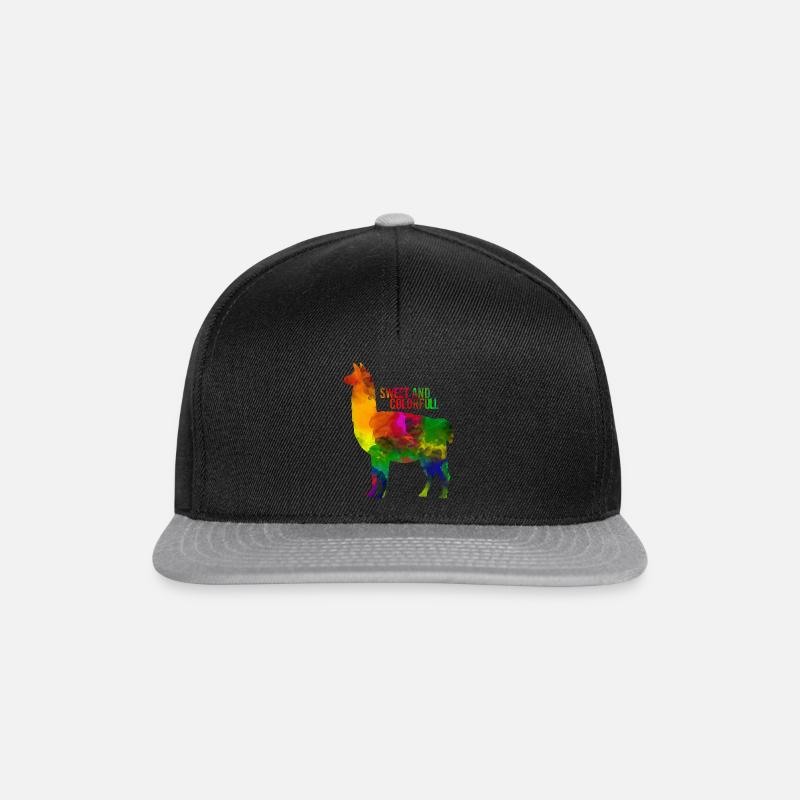 alpaca - Snapback Cap - black/grey
