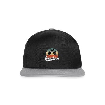 Chirurgien du pin bûcheron Scie à chaîne Forestier - Casquette snapback - noir/gris - Devant