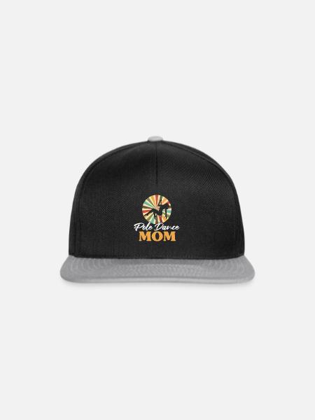 Pole Dance Mom Pole Fitness Mother's Day Dancer - Snapback Cap - Schwarz/Grau