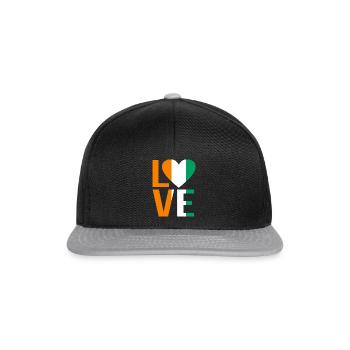 Ivory Coast - Snapback Cap - black/grey - Front