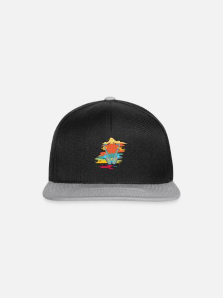 Saxophone - Snapback Cap - Schwarz/Grau