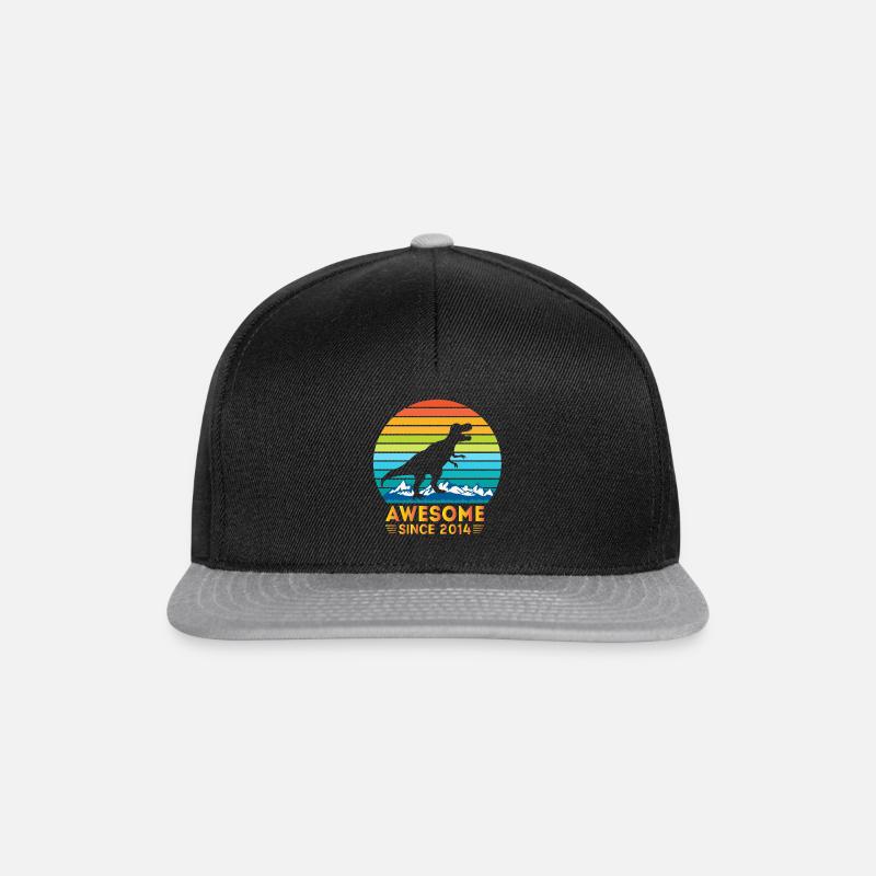 Awesome Since 2014 - Snapback Cap - Schwarz/Grau