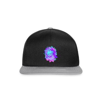 Jesus Shirt God Church Christian Catholic - Snapback Cap - black/grey - Front
