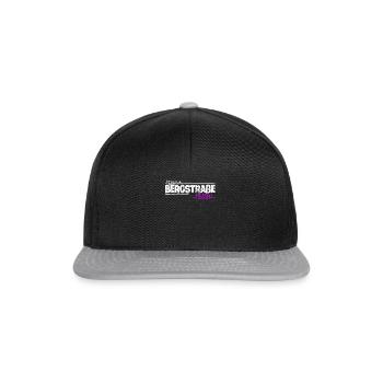 Die Bergstraße mein Lieblingsplatz in Hessen - Snapback Cap - Schwarz/Grau - Vorne