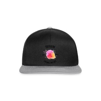 T triathlon shirt - Snapback Cap - black/grey - Front