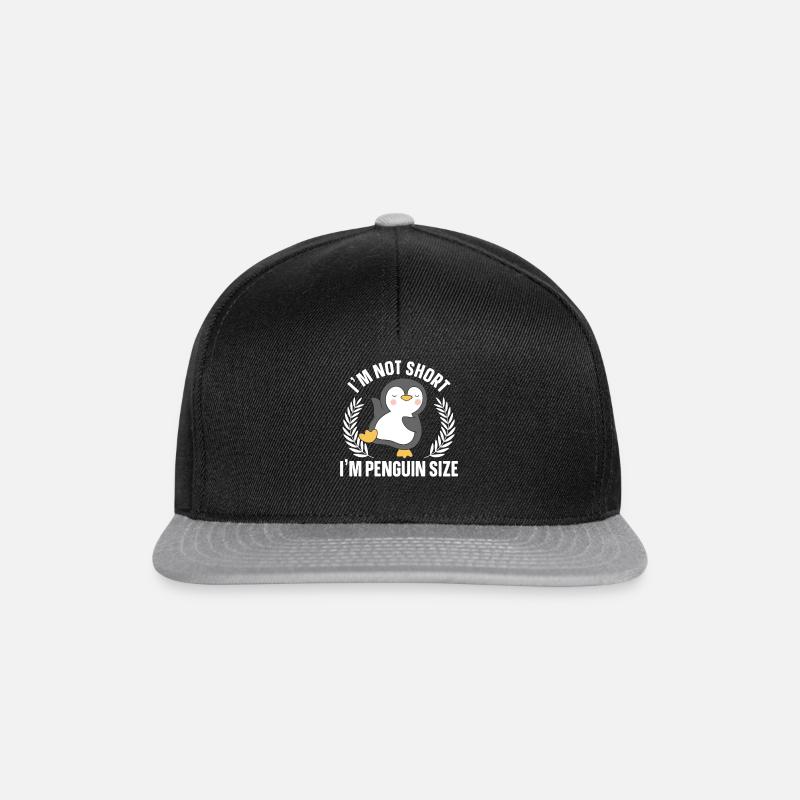 I'm Not Small, I'm Penguin Size - Snapback Cap - black/grey