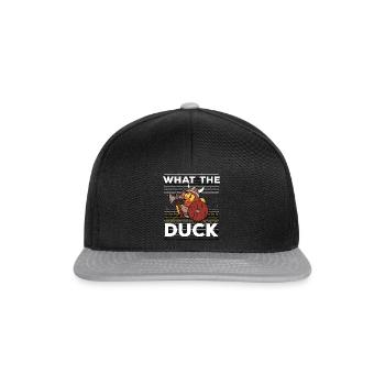 I like ducks What the Duck Yellow Ducks - Snapback Cap - black/grey - Front