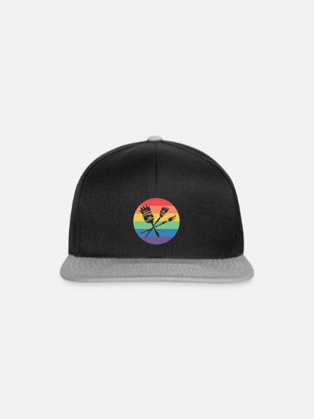 Maler - Snapback Cap - Schwarz/Grau