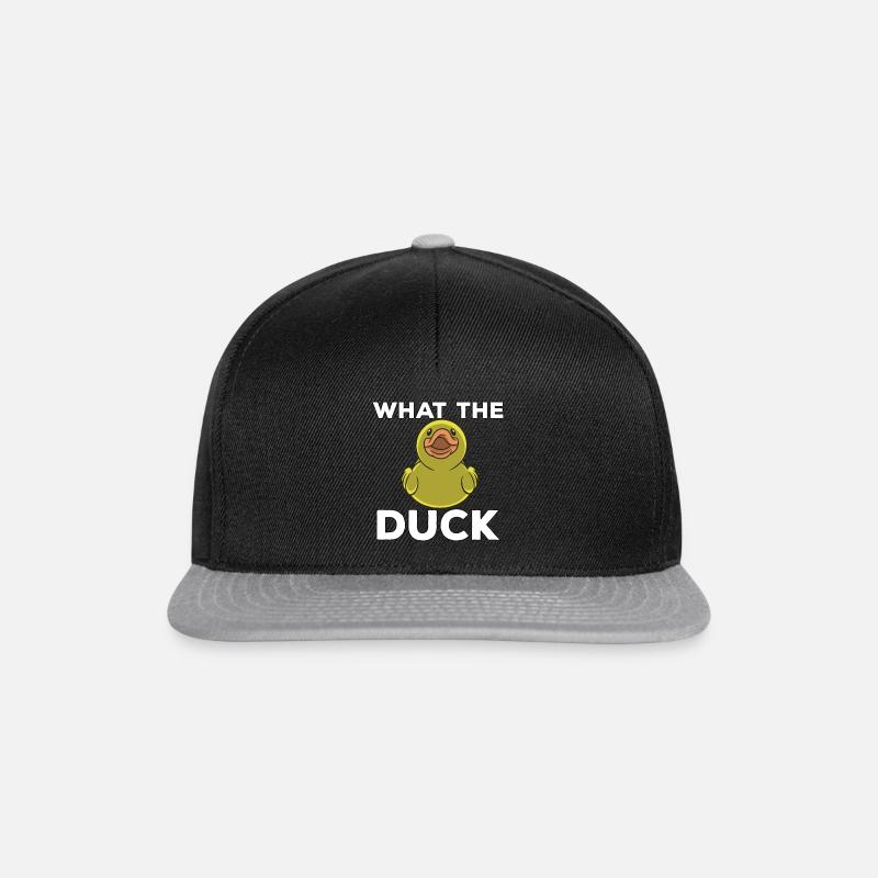 J’aime les canards canards - Casquette snapback - noir/gris