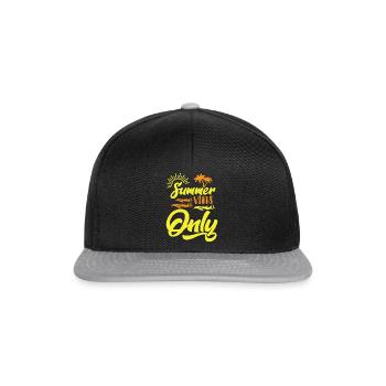 SUMMER - Snapback Cap - Schwarz/Grau - Vorne