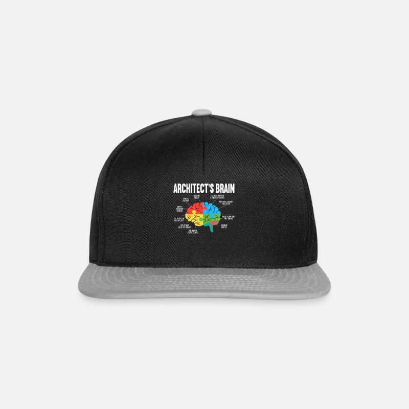 Architecte d’architecte Architecte Architecture Architecte - Casquette snapback - noir/gris