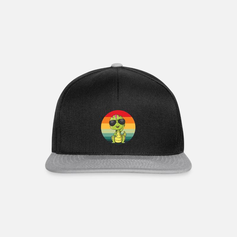 Baby T-Rex - Snapback Cap - Schwarz/Grau