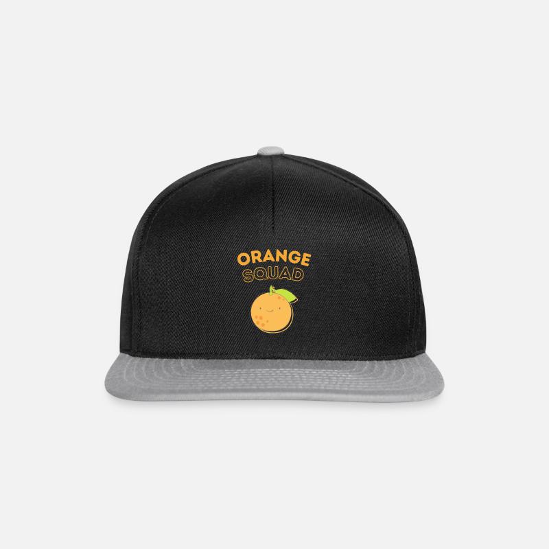 Orange Squad - Snapback Cap - Schwarz/Grau