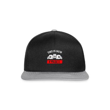 Camions Routiers This Is How I Roll Camionneur - Casquette snapback - noir/gris - Devant