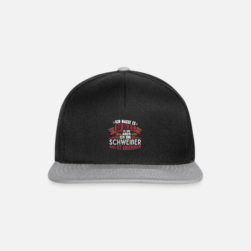 Schweißer sind fast perfekt schweißen - Snapback Cap - Schwarz/Grau