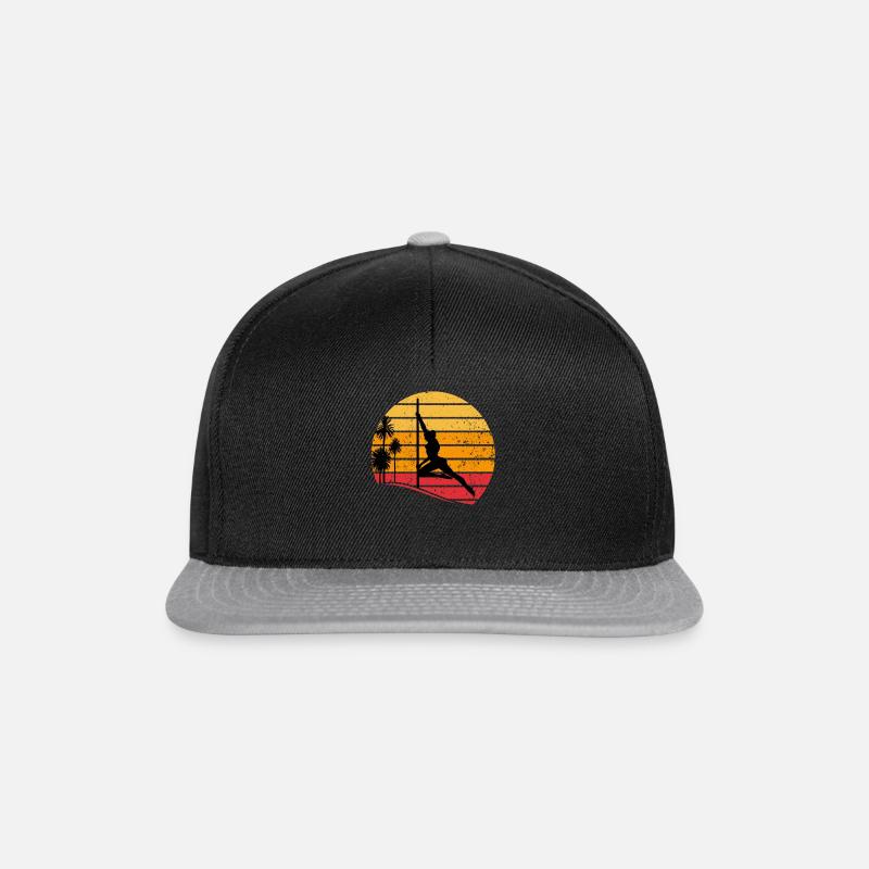Pole Dancing - Sunset Pole Dance Silhouette - Snapback Cap - Schwarz/Grau