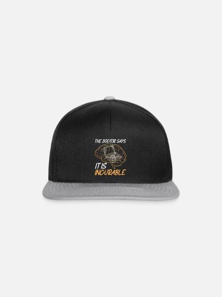 Pizzabäcker Pizza Backen Pizzeria - Snapback Cap - Schwarz/Grau