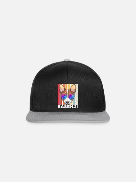 Basenji - Snapback Cap - Schwarz/Grau