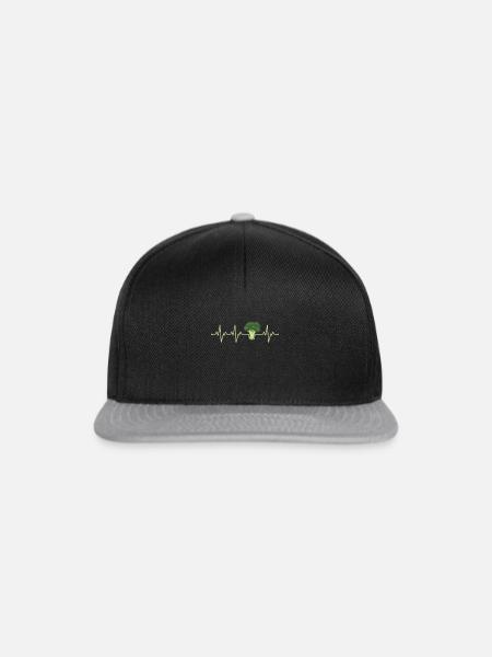 Brokkoli - Snapback Cap - Schwarz/Grau