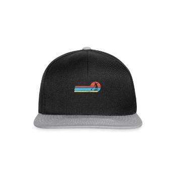 SUP paddleboarding Stand Up Paddle hommes supboard - Casquette snapback - noir/gris - Devant
