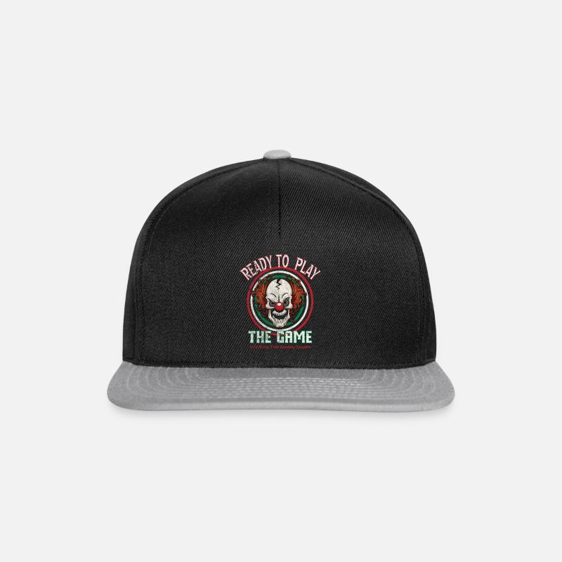 Clown - Casquette snapback - noir/gris
