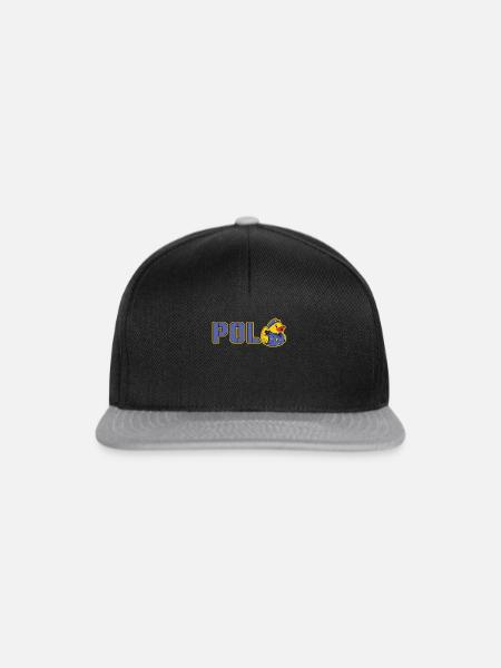 Polizei Ente Polente Polizeibeamter Polizist - Snapback Cap - Schwarz/Grau