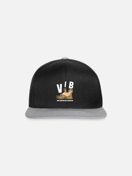 Beamter - Snapback Cap - Schwarz/Grau