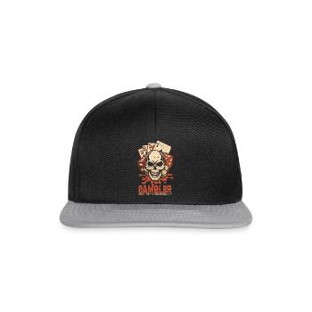Jeu de poker Joueurs de poker Joueurs de poker - Casquette snapback - noir/gris - Devant