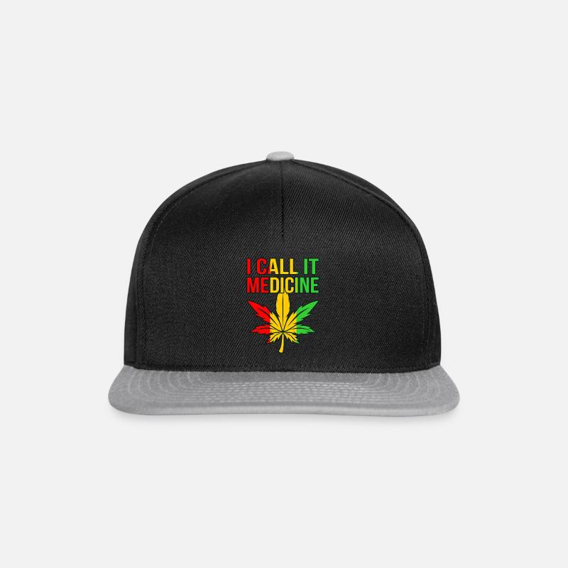 Cannabis - Snapback Cap - black/grey