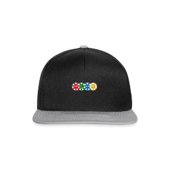 Poker Players Poker Chips Face Poker - Snapback Cap - black/grey - Front