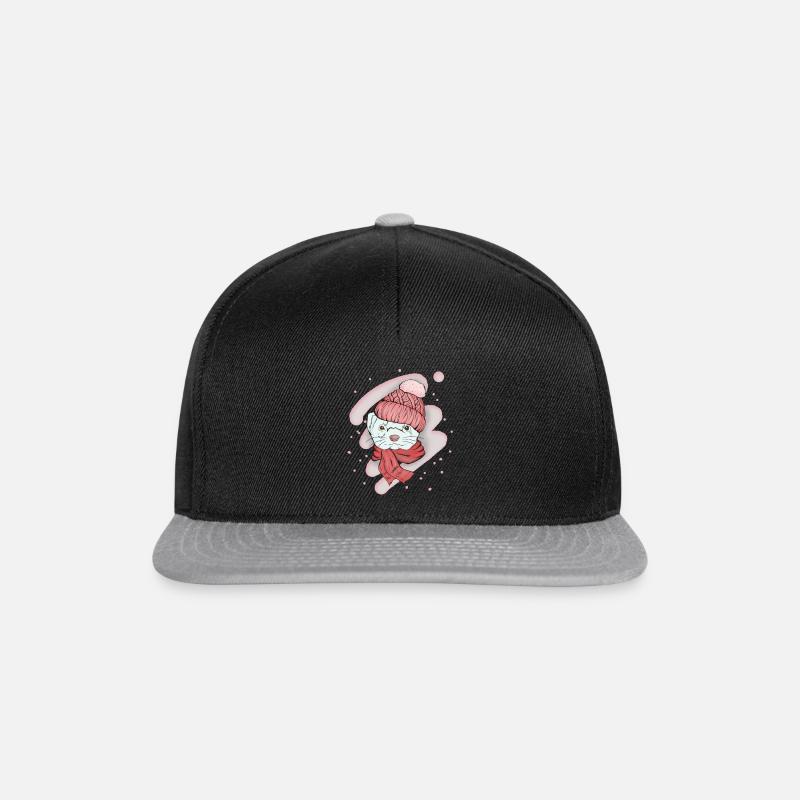 Zima Gronostaj - Czapka typu snapback - czarny/szary