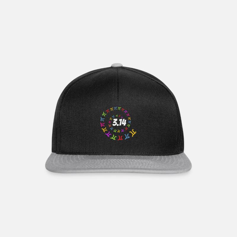 Pi Day 3.14 Pi Mathe Pi Zahl Pi Spiral Pi Day 2022 - Snapback Cap - Schwarz/Grau