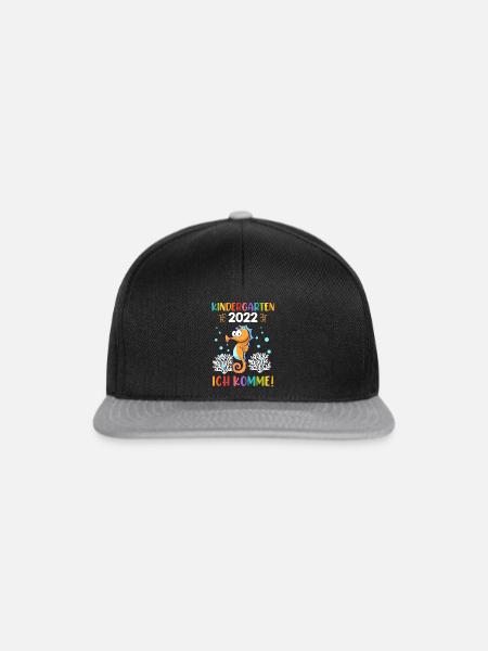 Kindergarten 2022 Kindergartenkind - Snapback Cap - Schwarz/Grau