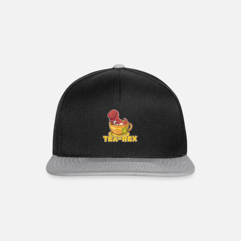 T-Rex Tee Rex Tea Rex - Snapback Cap - black/grey
